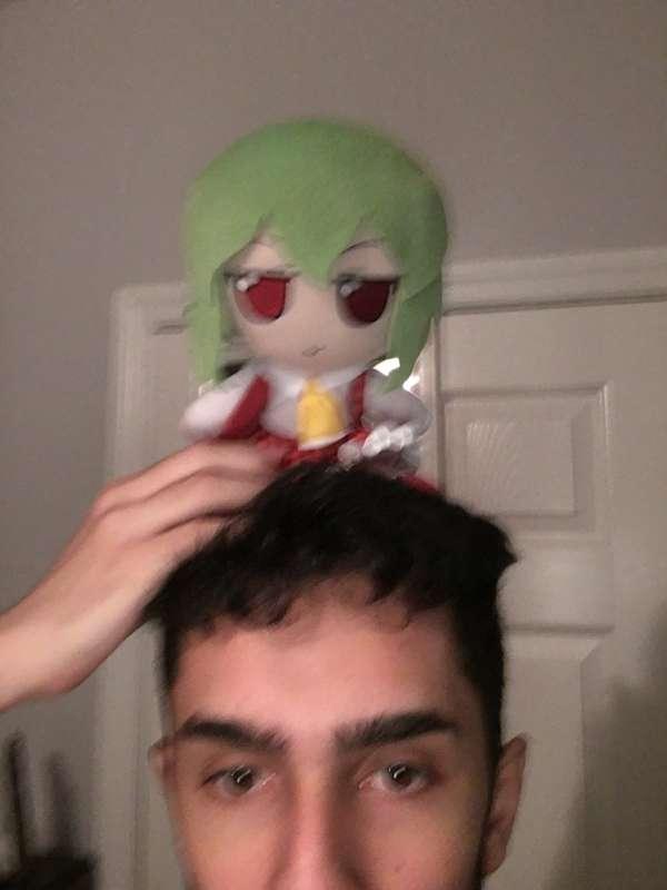 Fumo of the day. I was shirtless in this picture.