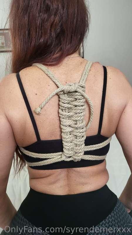 I love being in Daddy @rickstrongholdxxx's rope! And it's so..