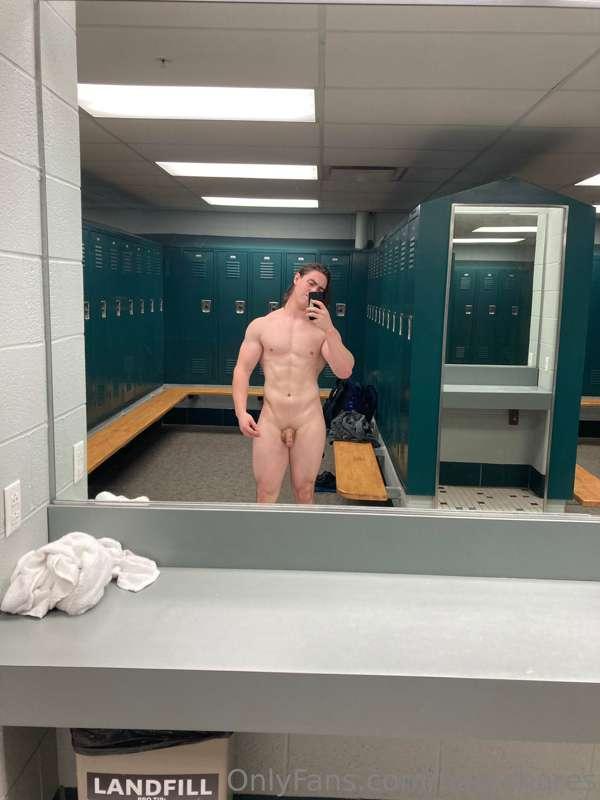 Nobody else was in the locker room