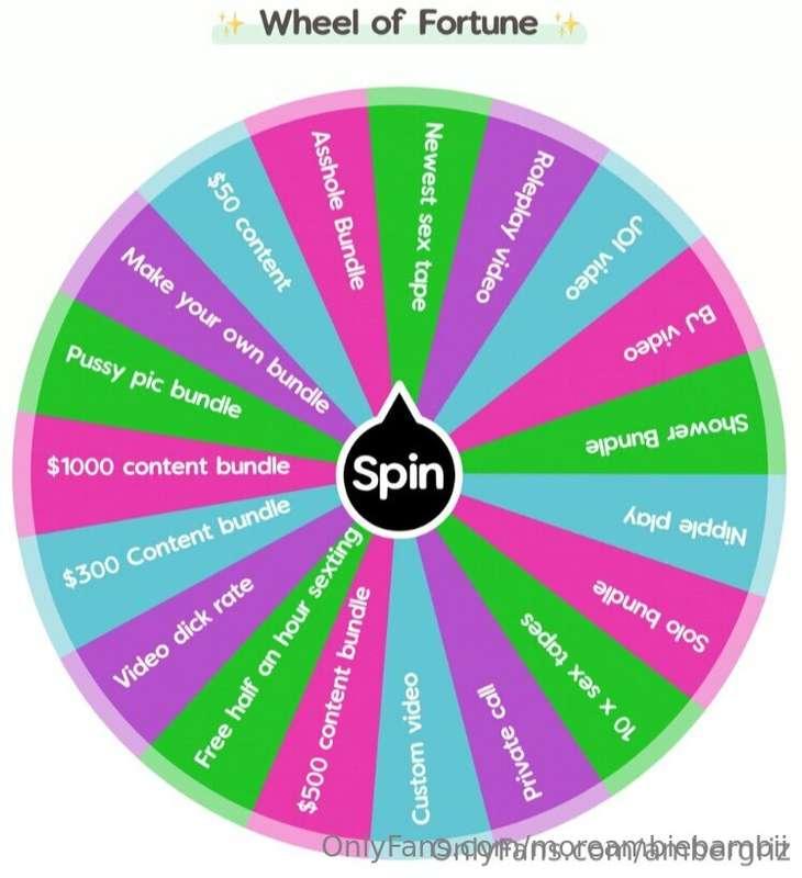🎡✨ AMBIE BAMBIES LUCKY WHEEL SPIN ✨🎡Do you want to see how l..