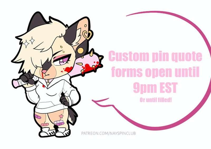 Quote forms open! Batch 4 