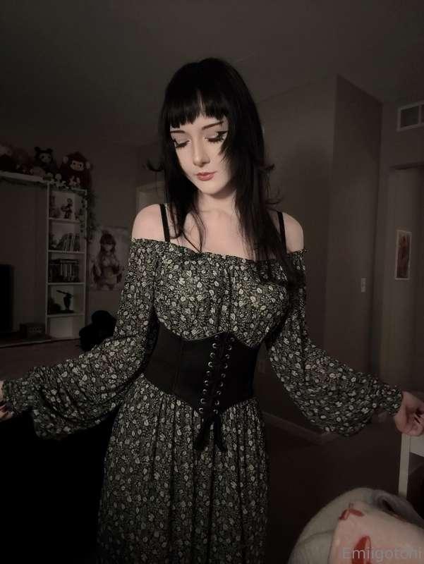 I got this dress at the thrift store, I thought it was cute!..