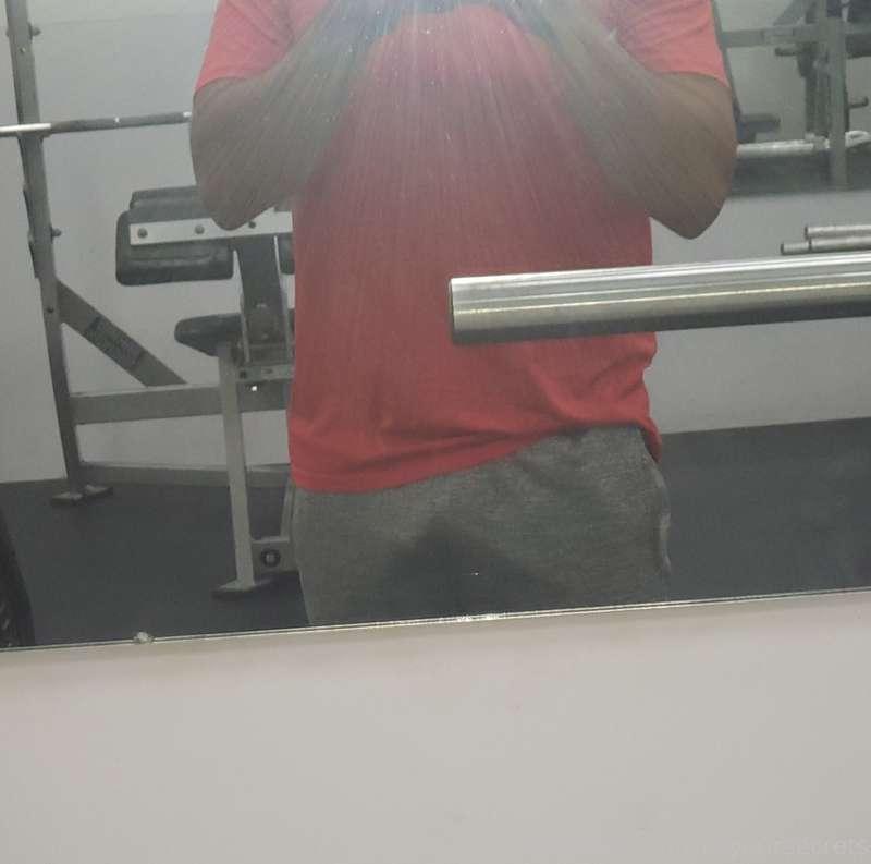 Caught a few people looking at the gym. Haha