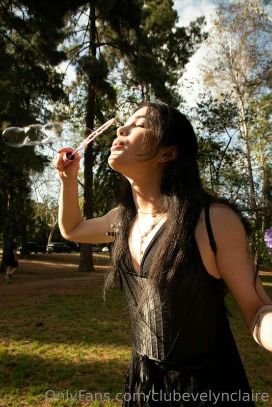 Are bubbles the most fun thing to blow?