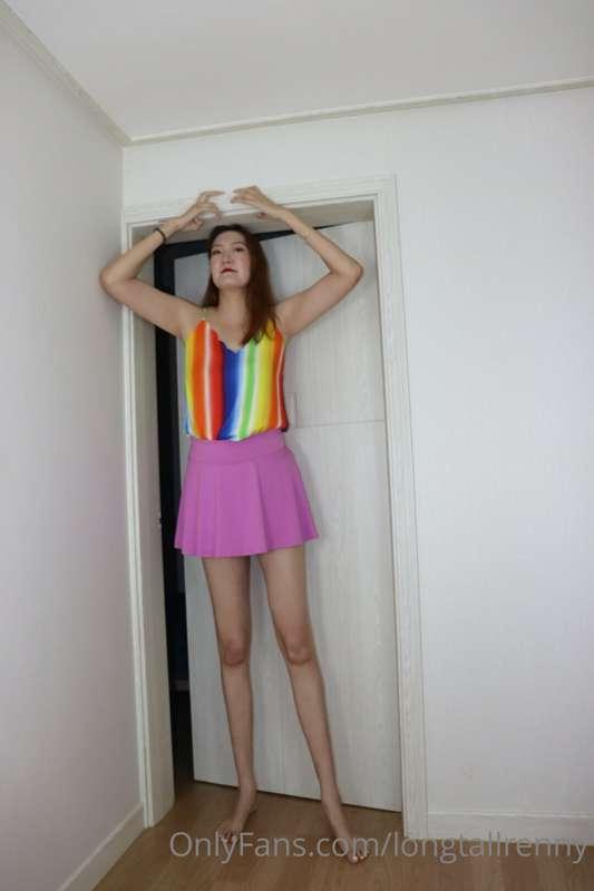 Barefoot, 10cm heels and 20cm heels