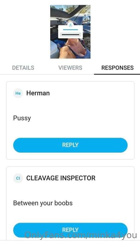 Thank you for playing today all you answers make me so horny..