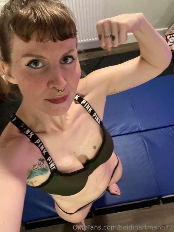 On Thursday I had a competitive wrestling match with a male ..