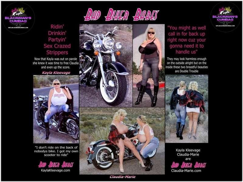 Biker Babe still pics.