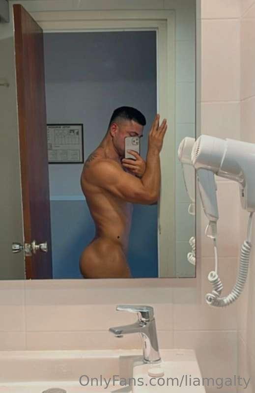 my silhouette in the mirror