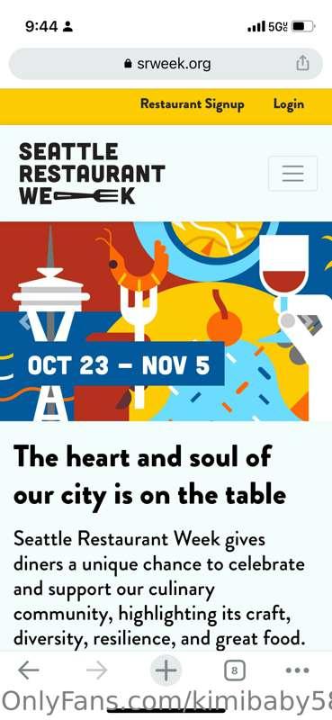 https://srweek.org/
Any restaurant u recommended in this lis..