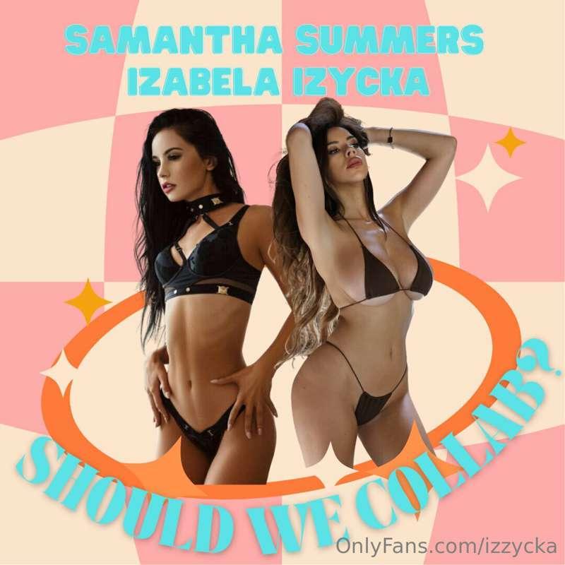 I've never done a collab with Samantha before... should we c..