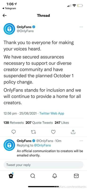 Alright MEAT EATERS. Onlyfans is not deleting our content. A..