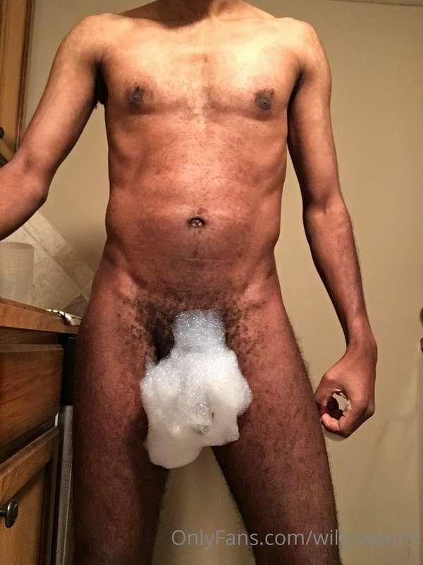 "Soaping" That Dope Black Cock