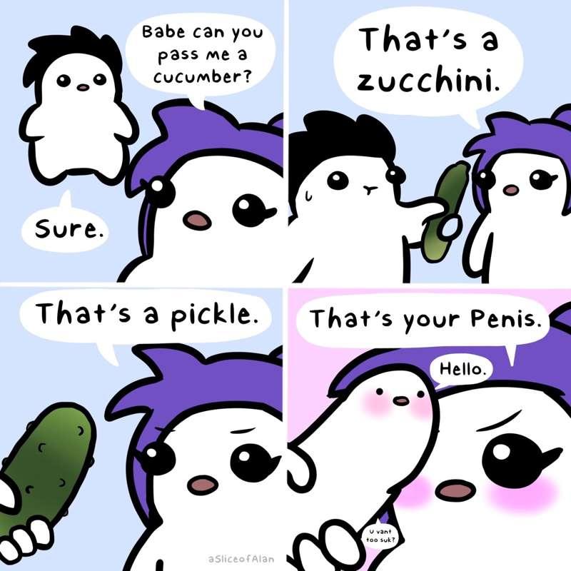 Cucumber NSFW COMIC