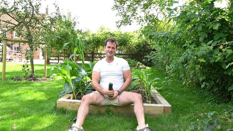 Naughty garden antics