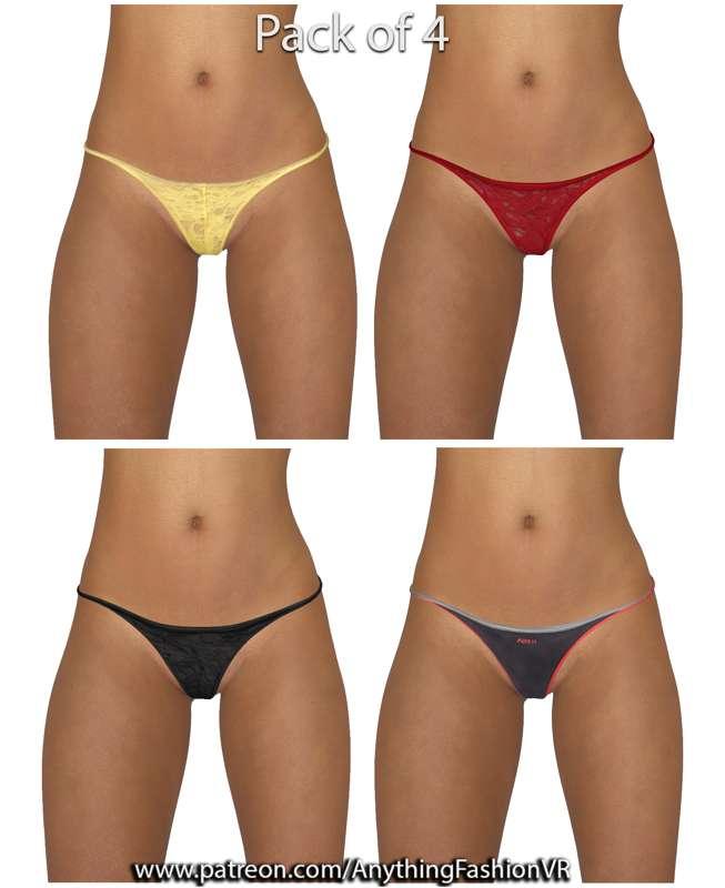 Tiny panties 4 in a pack (01)