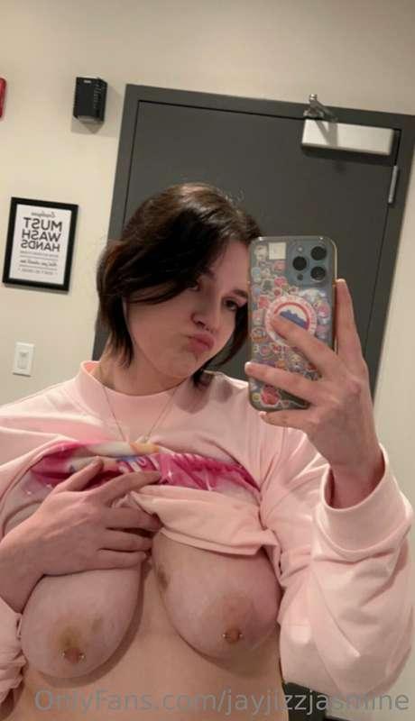 quick work bathroom selfie ft my bruised boobies heh <33