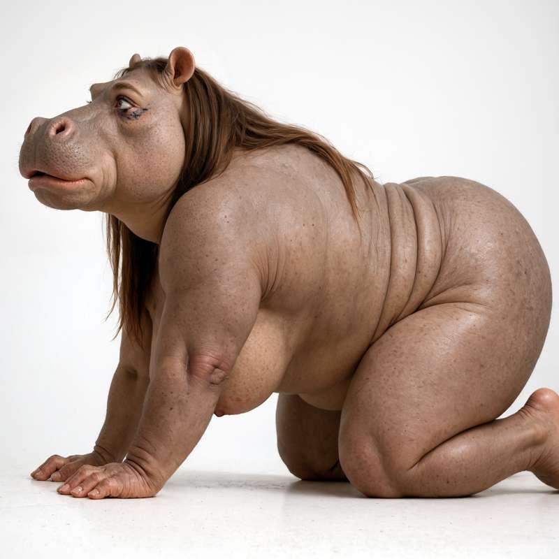 All Fours Hippo Transformation