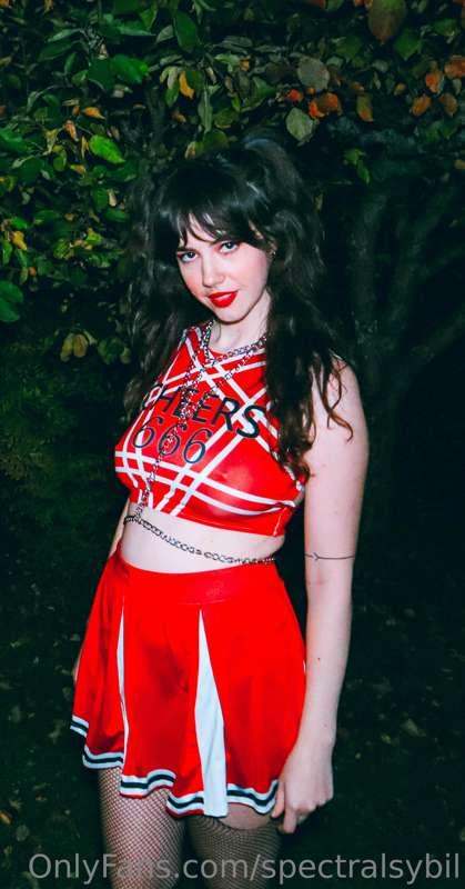 📣Hey! Wanna see some Satanic Cheerleader Titties?😈