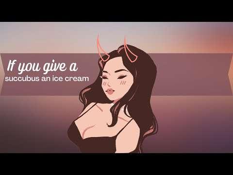 ASMR Roleplay | If you give a succubus an ice cream [Supernatural GFE] [Sweet tooth] [Kissing]