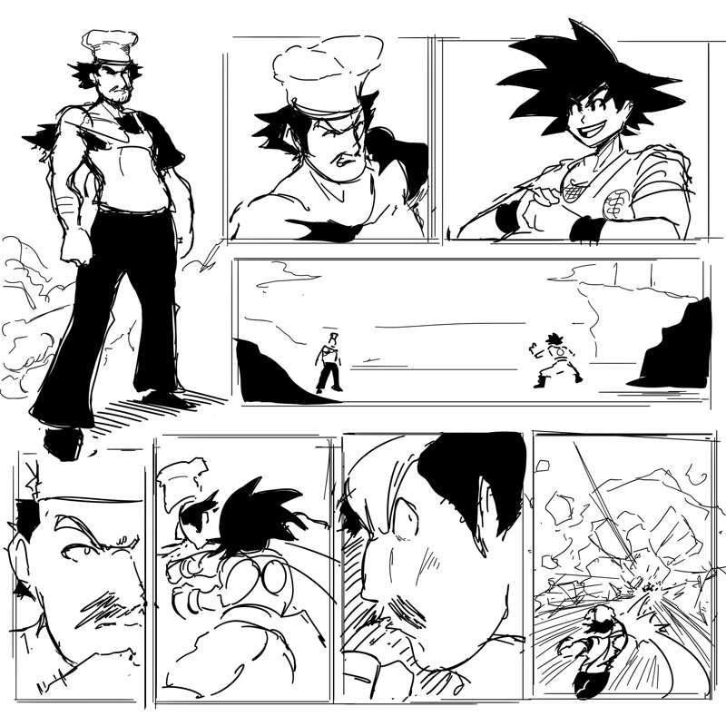 Peppino vs Goku