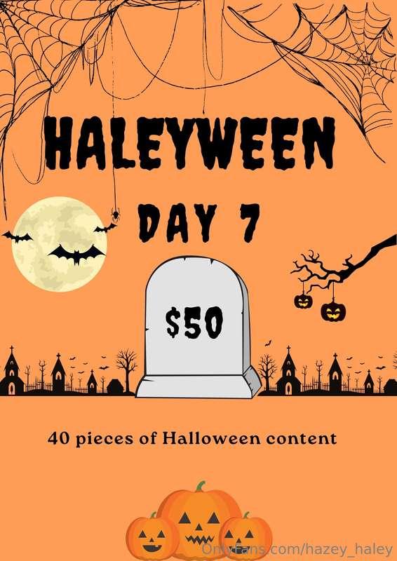 🧛🏻‍♀️ 💦 Haleyween Day 7 💦🧛🏻‍♀️Please tip $50 for the full bu..