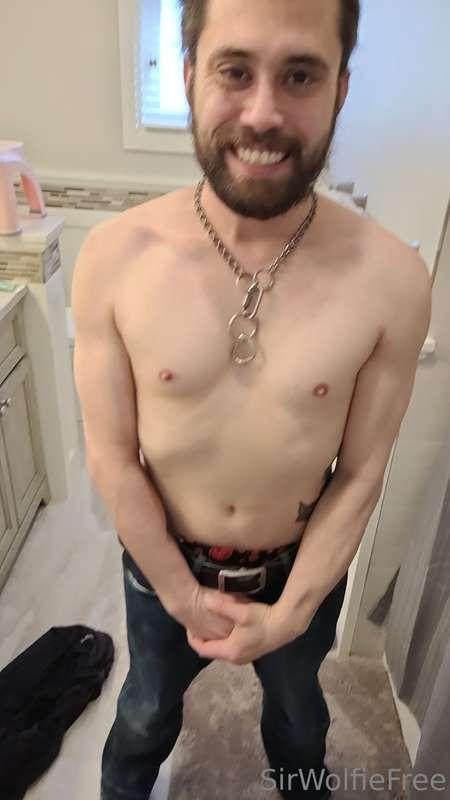 Just a little photo shoot before my shower.