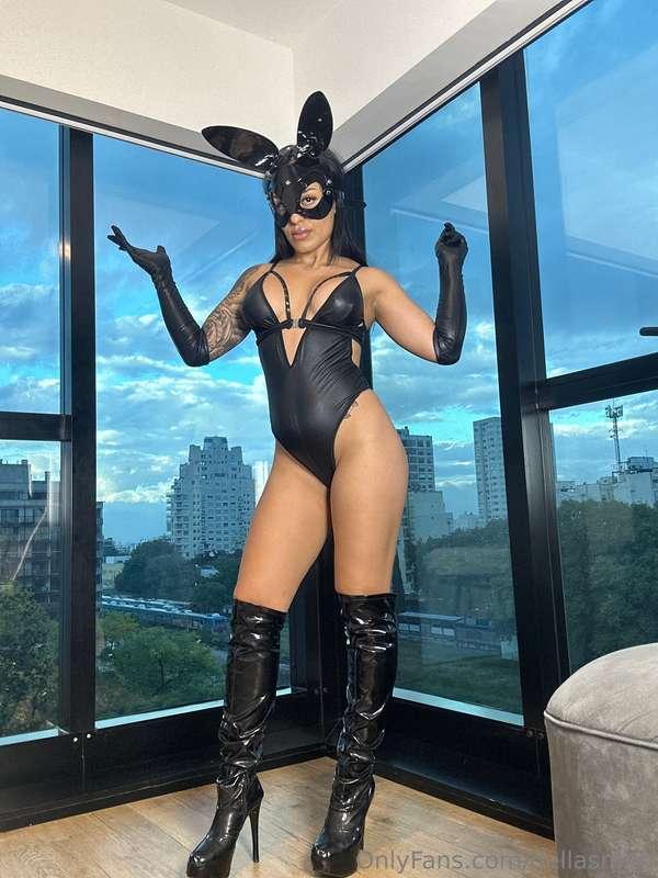 I miss wearing my bad bunny costume and doing some mischief,..