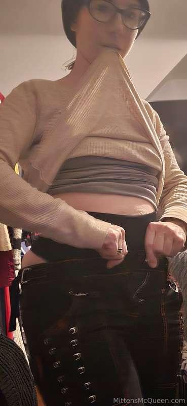 I've gained a bit of weight recently. But... I dunno... mayb..