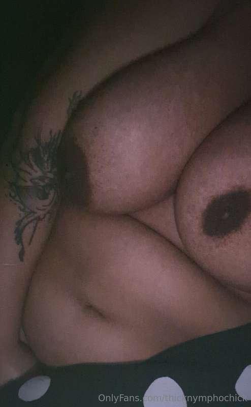 Nipples getting hard in the morning. Tell me your dick is ha..
