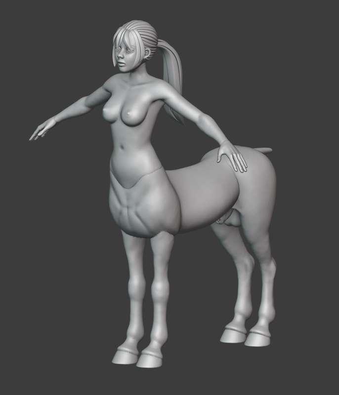 3D Centauress - WIP 01