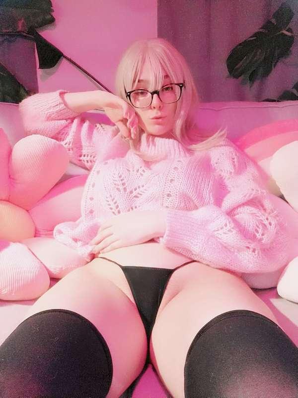 my thighs or the pillow?