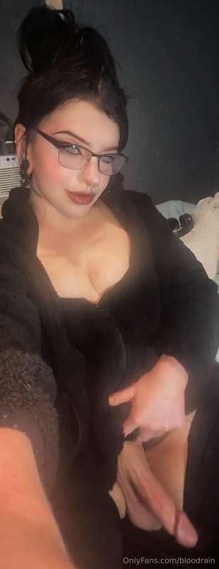 All I need is a hot mouth around my cock to keep me warm dur..