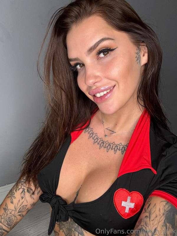 POV IM A FUCKING NAUGHTY NURSE WHORE AND I LET YOU FUCK MY A..