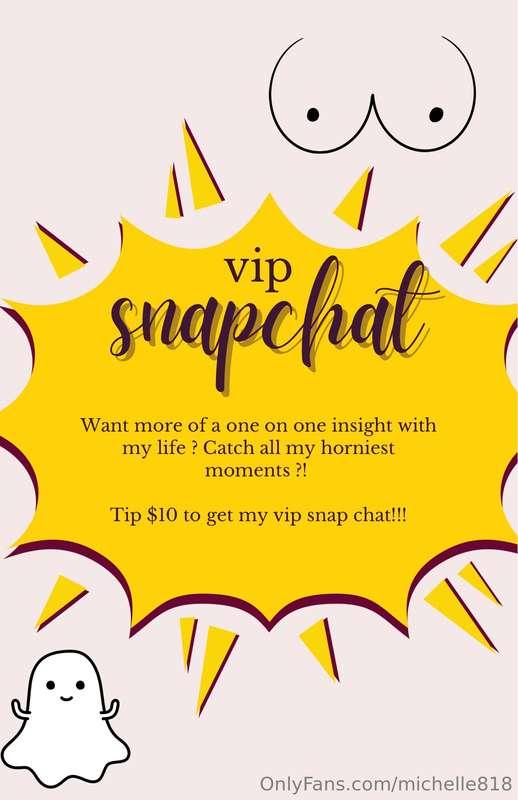 VIP SNAPCHAT!!!