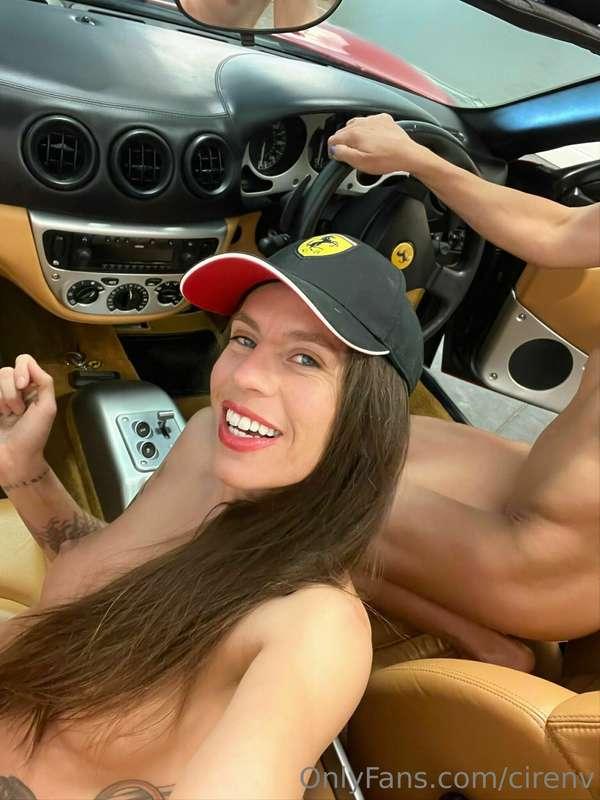 Hot girls naked in hot cars. 🏁