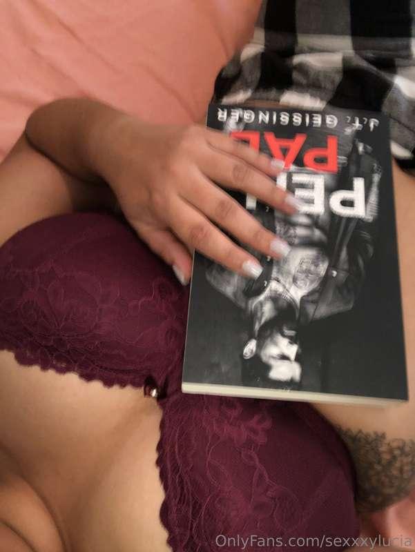 Thinking about reading in lingerie 🤪 and then sharing the vi..