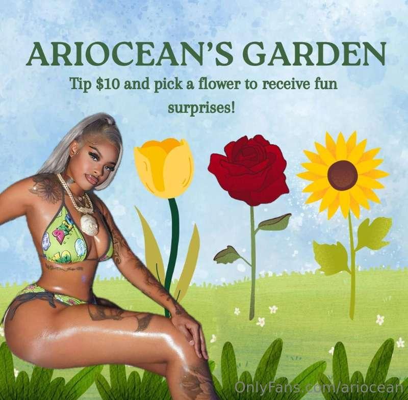  CUM VISIT MY GARDEN! 😋💐TIP $10 AND PICK A FLOWER FOR A NAUG..