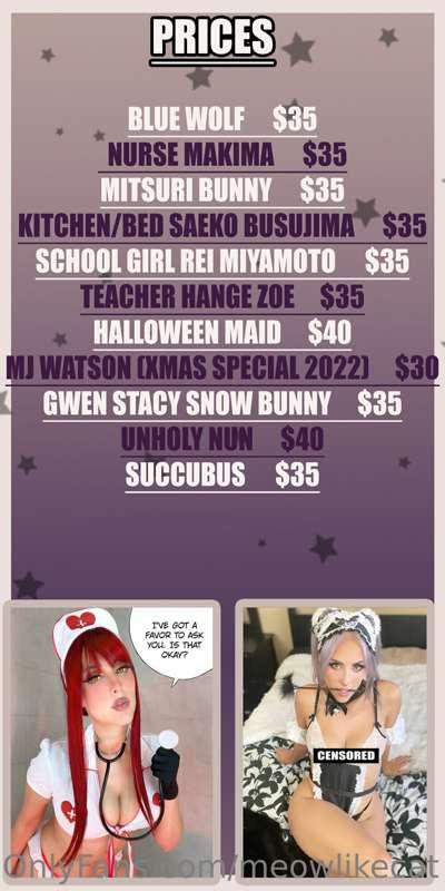 **Here's all the pricing of the older sets I have!!**
*DM th..
