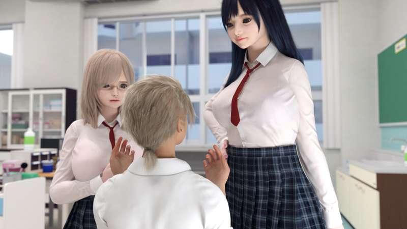女子高生に縮められる（動画）　Shrunk by high school girls (video)