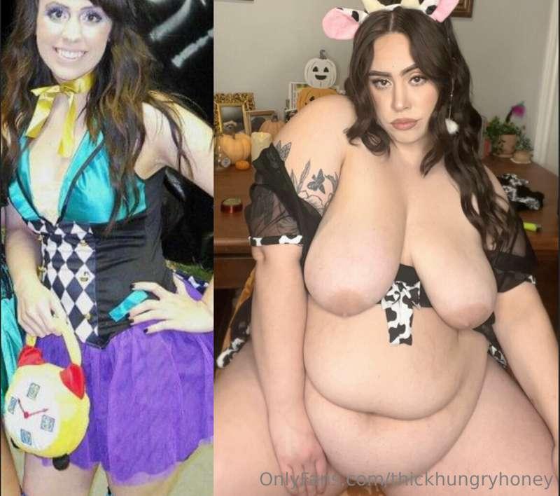 I love being a gorgeous, massive cow of a girl 🐮 

Halloween..