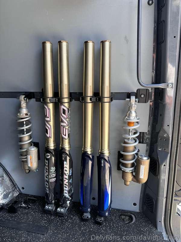 Suspension rack installed in the van. Deciding on whether I’..