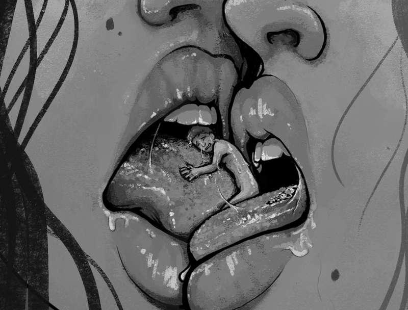What a strong kiss