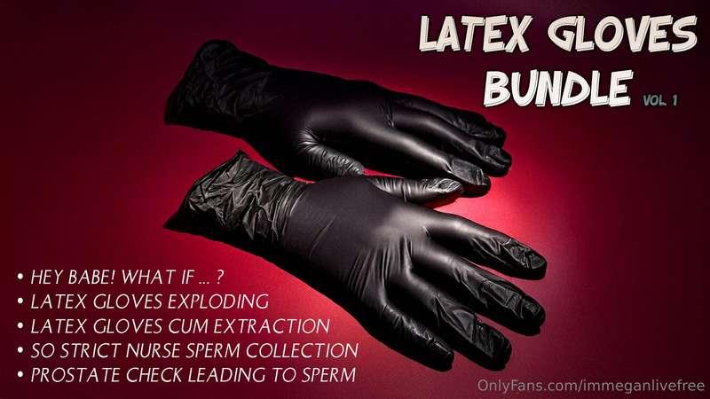 💦LATEX GLOVES BUNDLE Vol. 1💦🔥You get to shoot SO MUCH cum!🔥H..