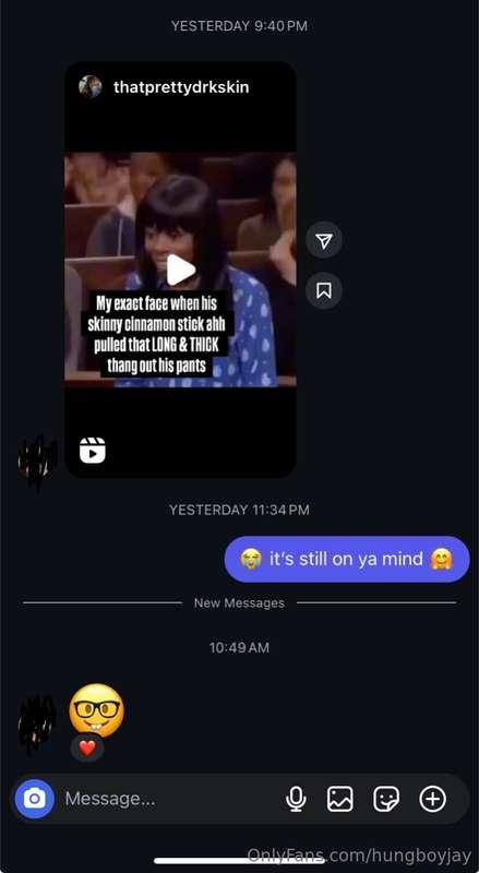 Still in her mind 😭