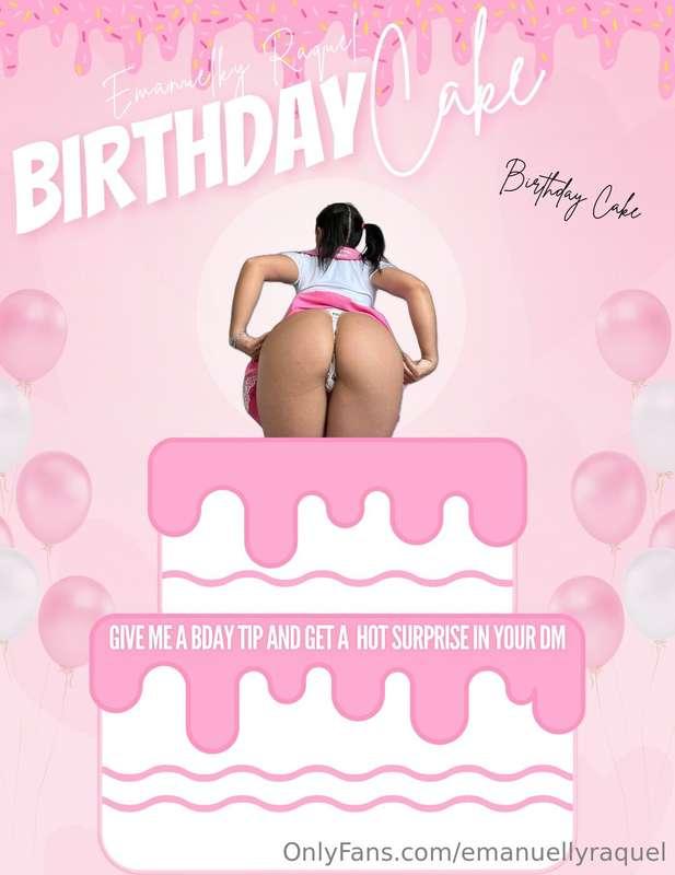 Aww!! 🥰🩷🎁🥂🎂 Give me a Bday TIP and get a Hot Surprise in you..