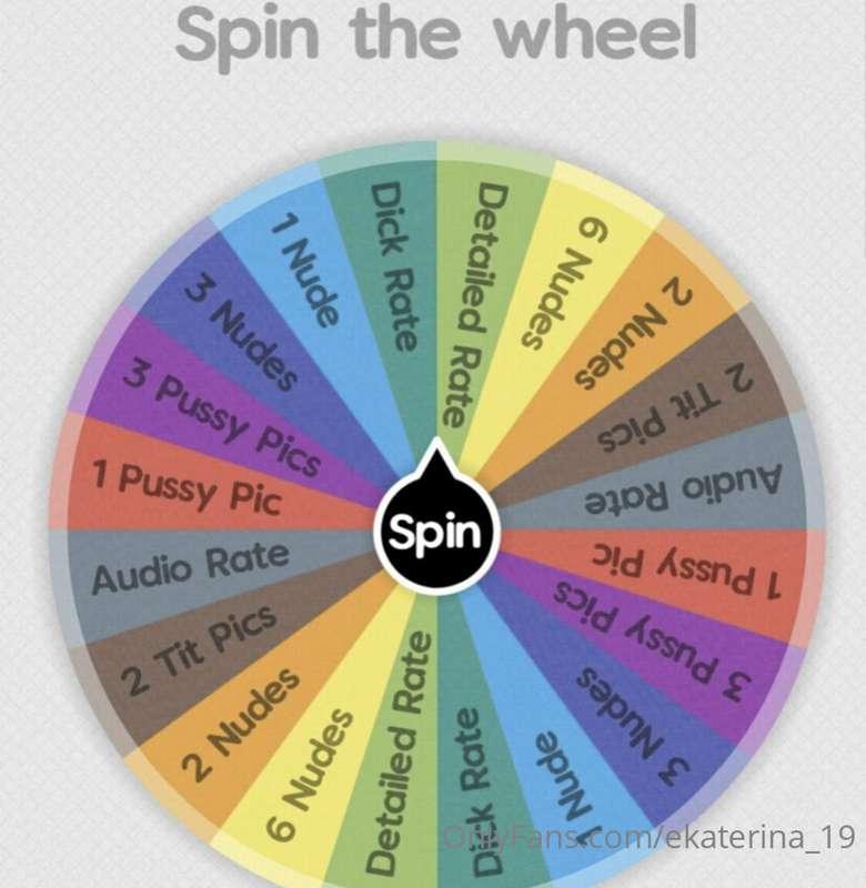 EVERYBODY wins🚨
$5 for 1 spin
$10 for 3 spins
15$ ANY VIDEO ..