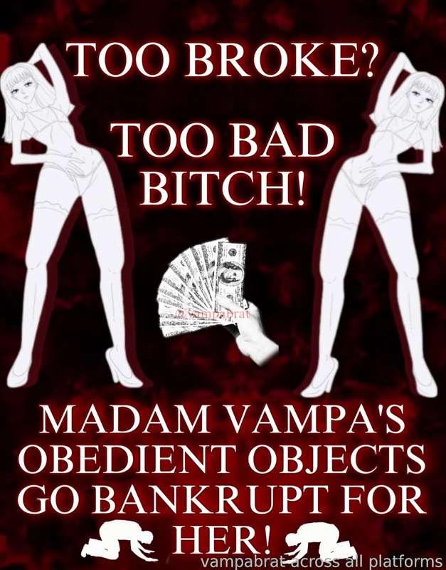 Handhump your pathetic clit and get off by by being bullied by a teenage vampire brat and Her divine soles.


🦇 * TAGS —
#findom #financialdominatrix 
#humanatm #finsub #paypig #cashcow #dominatrix  #financialdomination #financialeducation #vampabrat #fyp 
