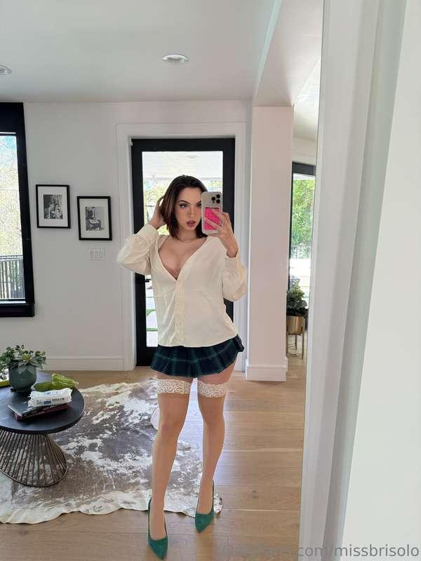 do you like it when i wear short skirts? 😘