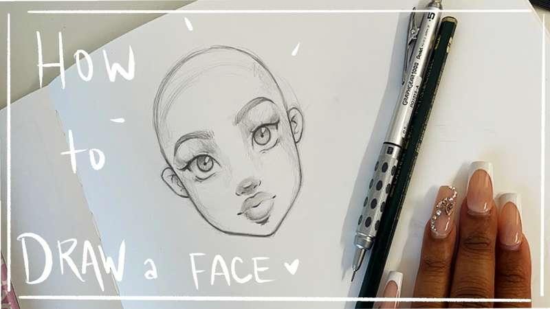 How to Draw a Face Updated Tutorial ✍🏽☺️